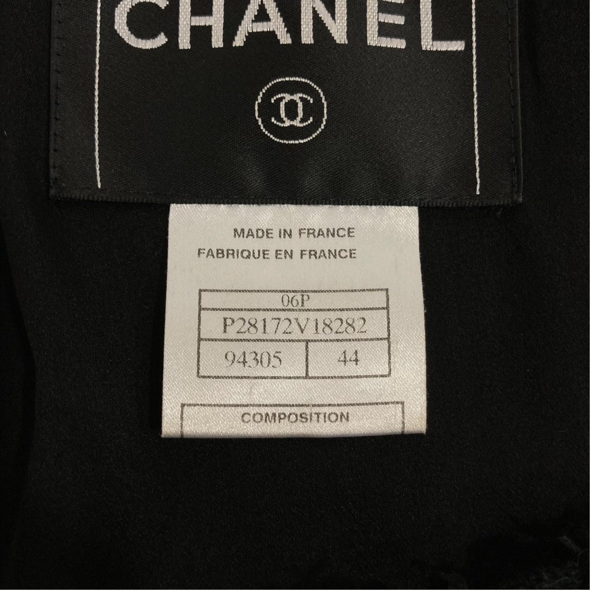 CHANEL ノーカラージャケットP28172V18282 古着・中古-8枚目のアイテム画像