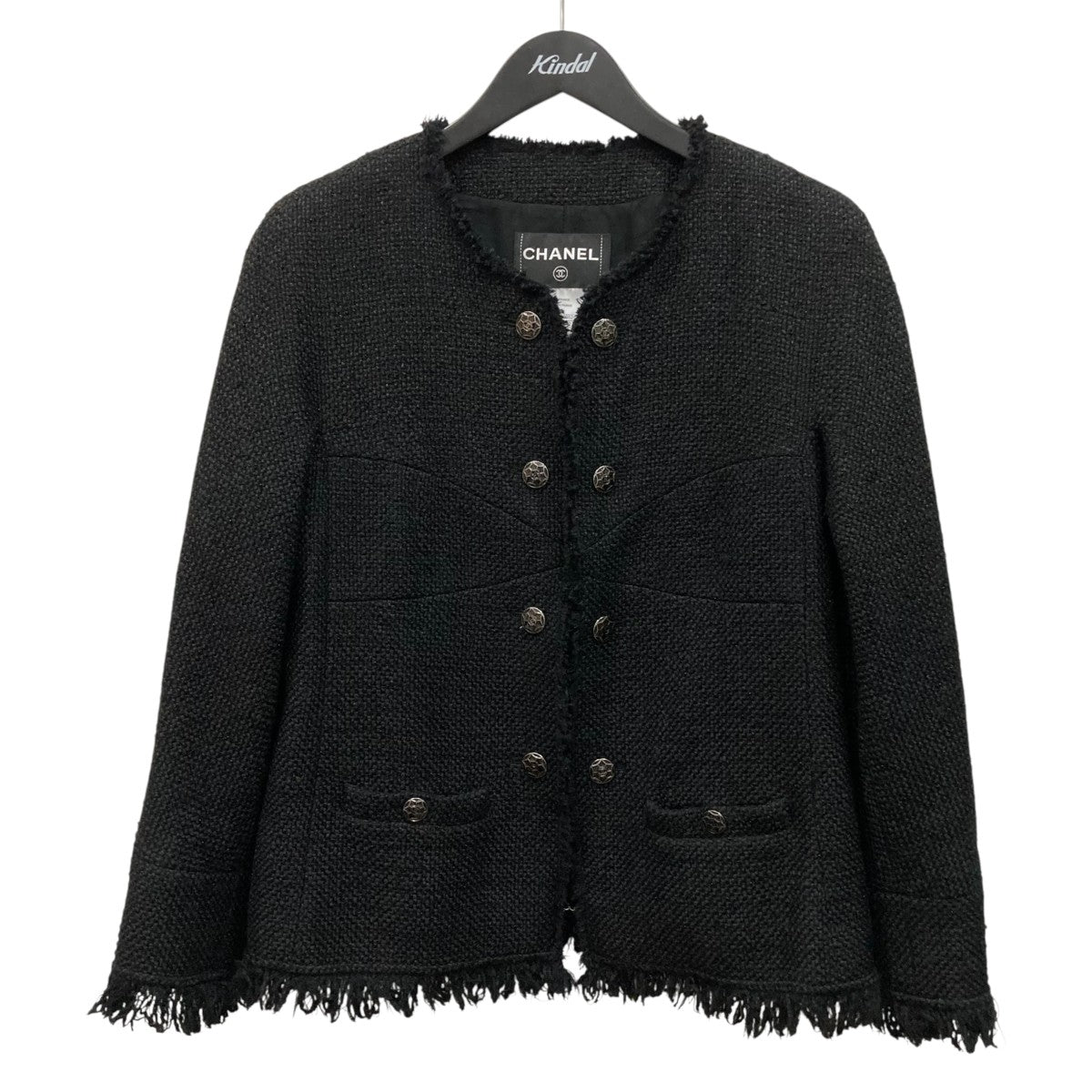 CHANEL ノーカラージャケットP39754V28652 古着・中古-1枚目のアイテム画像