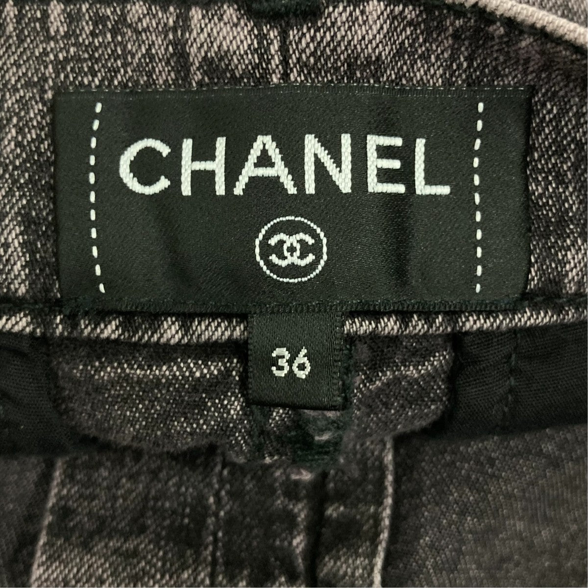 CHANEL デニムパンツP73407V64613 古着・中古-6枚目のアイテム画像