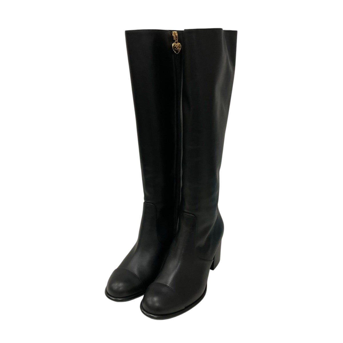 CHANEL High Boots CalfskinブーツG45977 古着・中古-1枚目のアイテム画像
