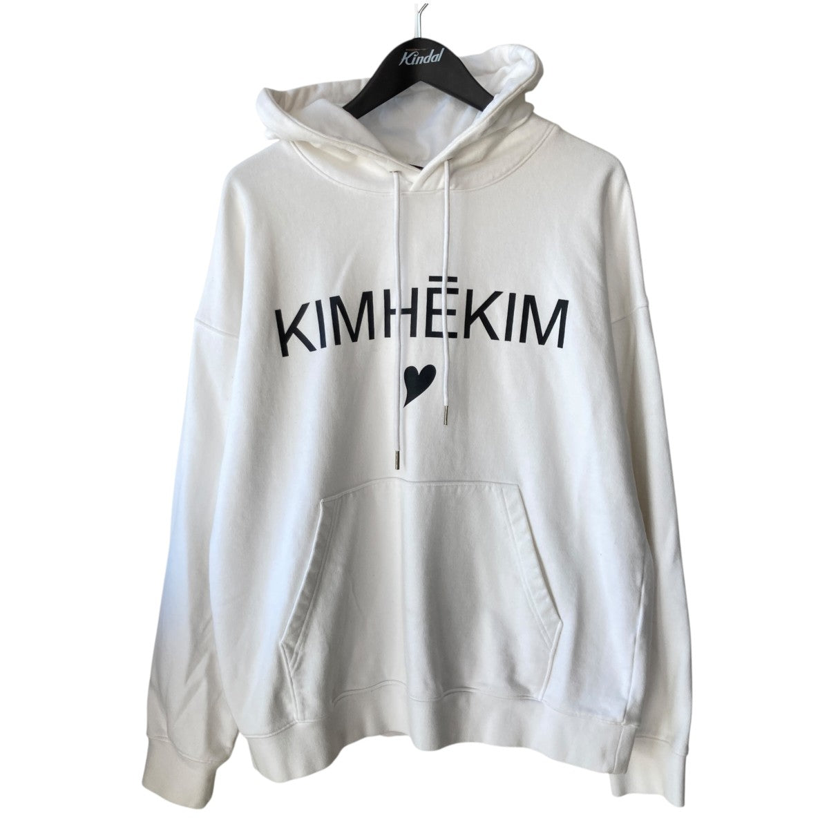 KIMHEKIM ロゴ プルオーバーパーカー 古着・中古-1枚目のアイテム画像
