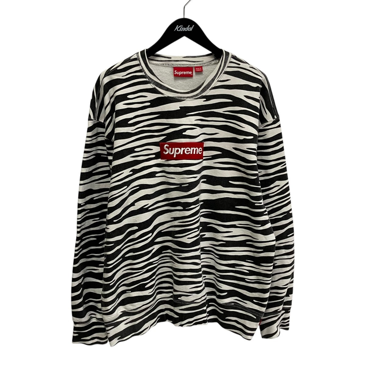 Supreme BOX LOGO ZEBRAトレーナー 古着・中古-1枚目のアイテム画像