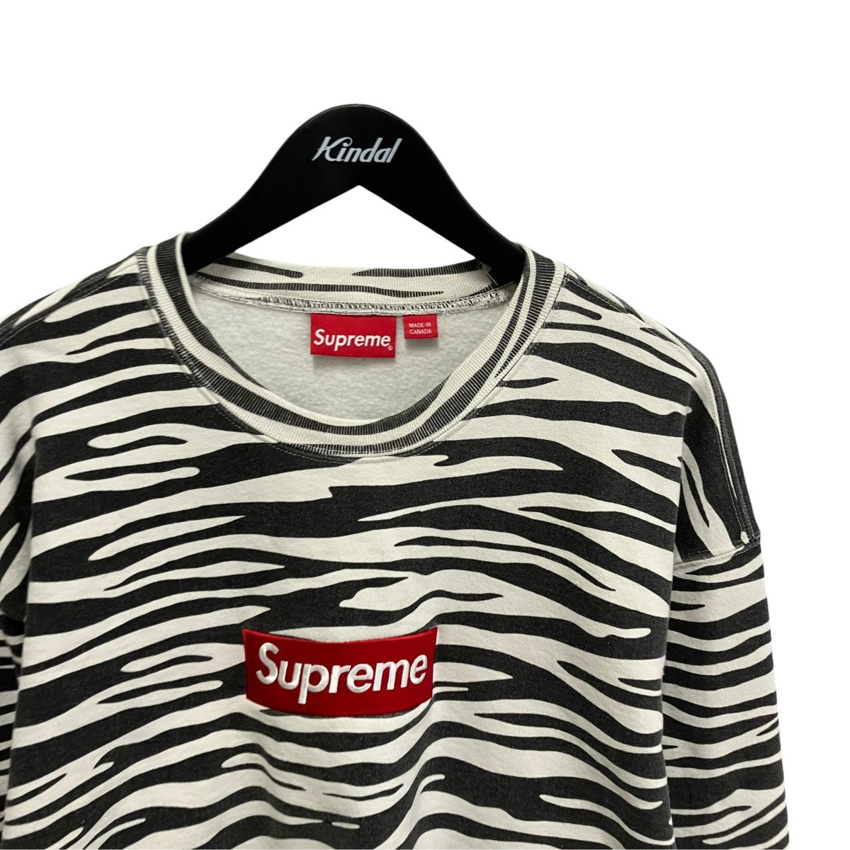 Supreme BOX LOGO ZEBRAトレーナー 古着・中古-3枚目のアイテム画像
