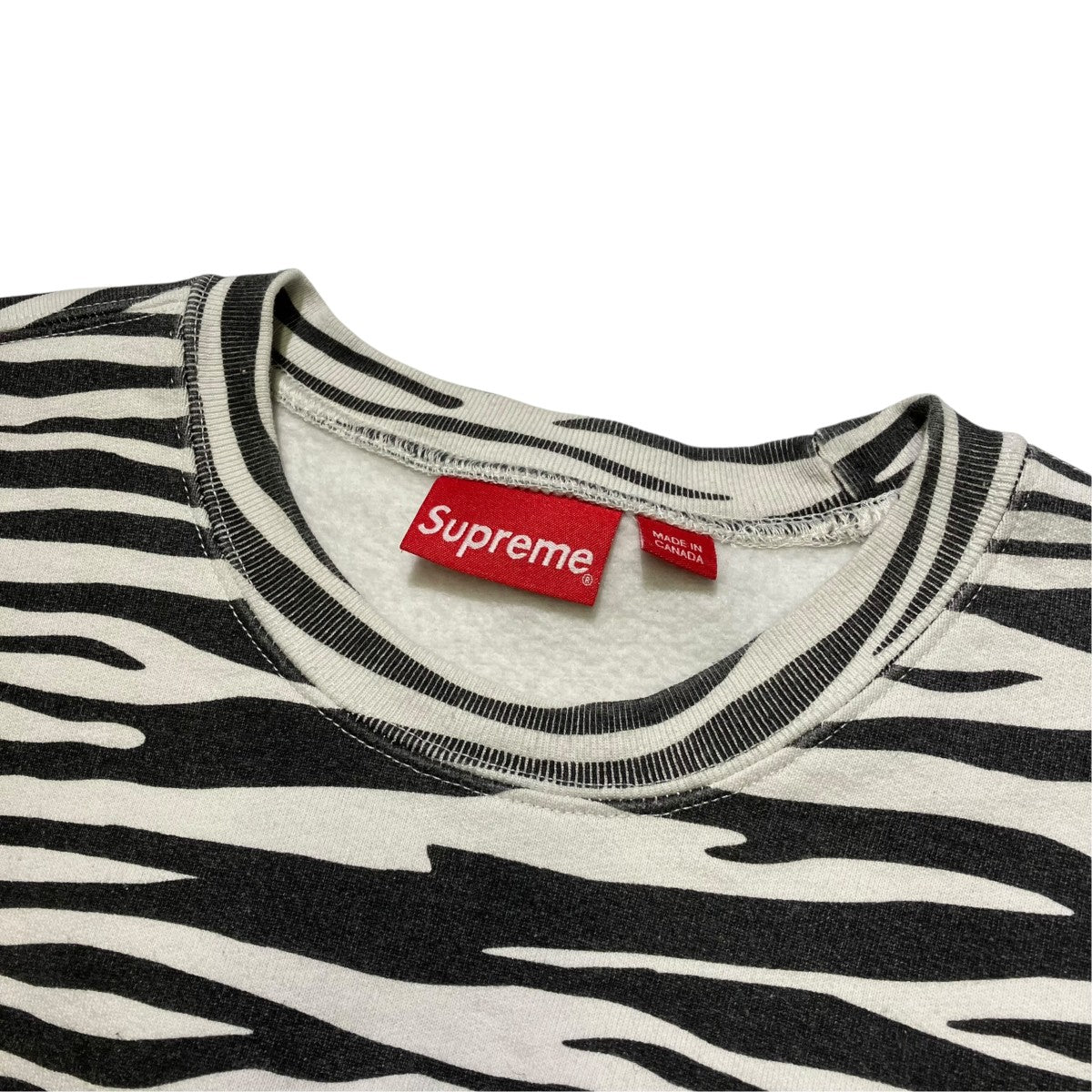 Supreme BOX LOGO ZEBRAトレーナー 古着・中古-7枚目のアイテム画像