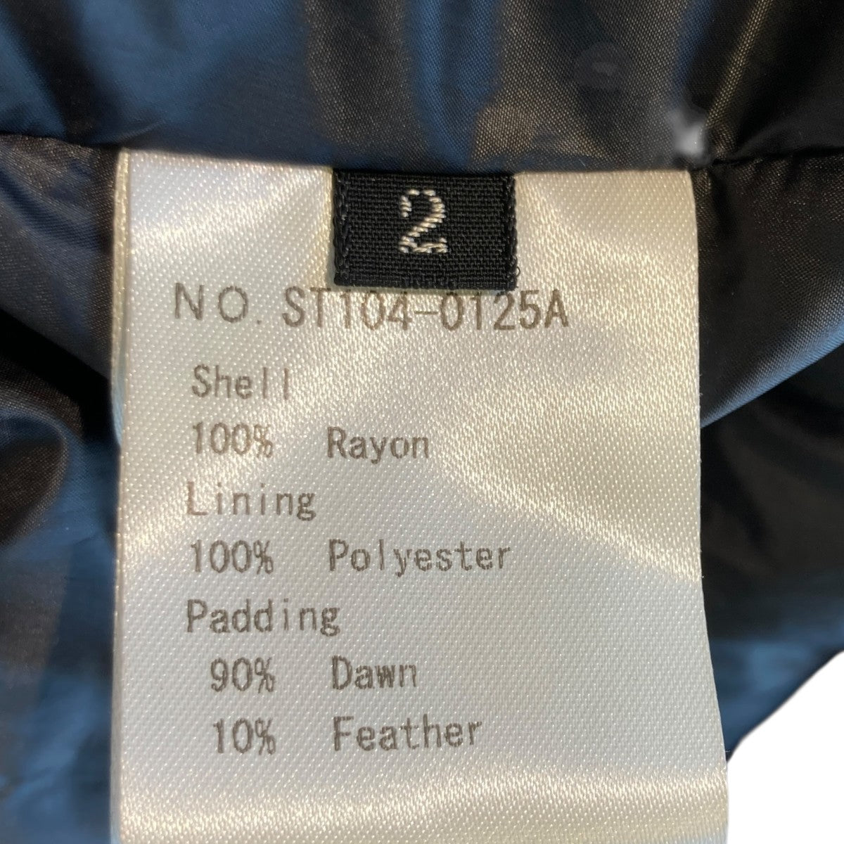 D．HYGEN ダウンジャケットst104-0125a 古着・中古-4枚目のアイテム画像