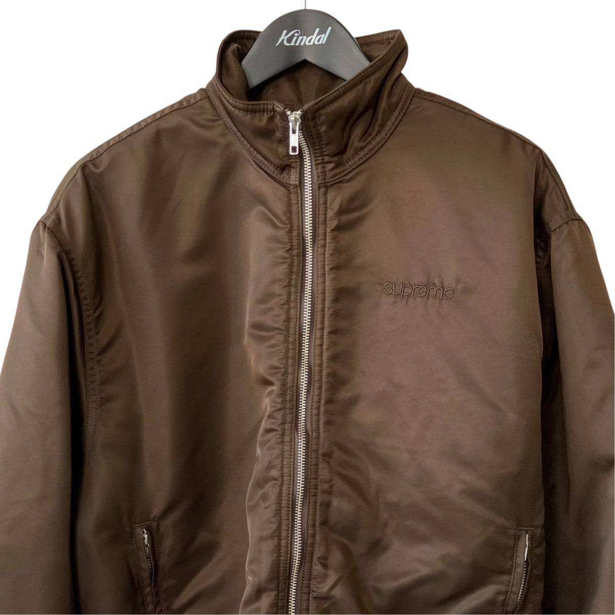 Supreme Stand Collar Lined Nylonナイロンジャケット 古着・中古-2枚目のアイテム画像