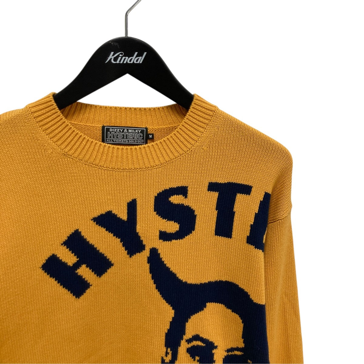 Hysteric Glamour SPEAK NO EVIL編込ニット02263NS02 古着・中古-3枚目のアイテム画像