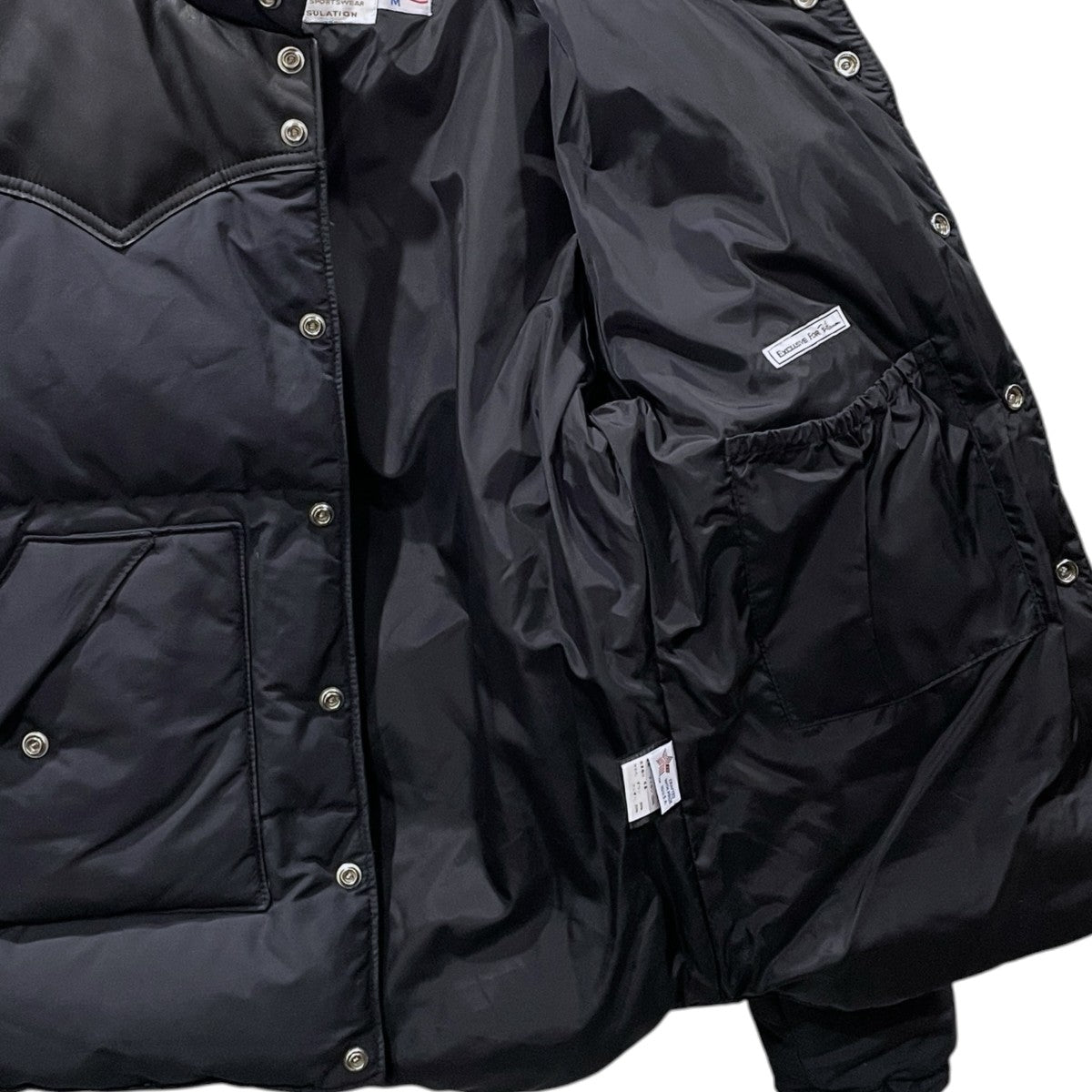 Schott×Ron Herman ウエスタンヨークダウンジャケット Western Yoke Down Jacket 7567 古着・中古-3枚目のアイテム画像