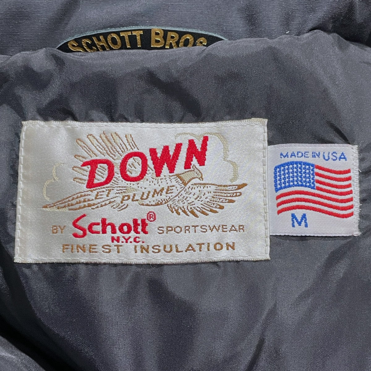 Schott×Ron Herman ウエスタンヨークダウンジャケット Western Yoke Down Jacket 7567 古着・中古-7枚目のアイテム画像