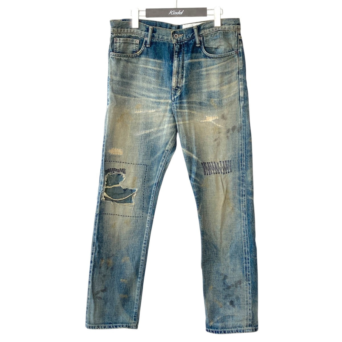 NEIGHBORHOOD SAVAGE DENIM DP MID PANTS加工デニムパンツ251XBNH-PTM09 古着・中古-1枚目のアイテム画像