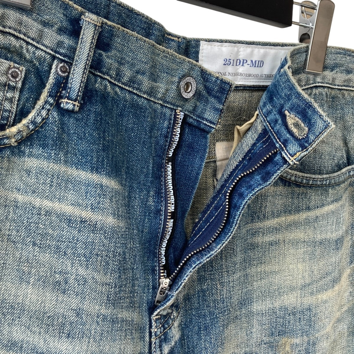 NEIGHBORHOOD SAVAGE DENIM DP MID PANTS加工デニムパンツ251XBNH-PTM09 古着・中古-3枚目のアイテム画像