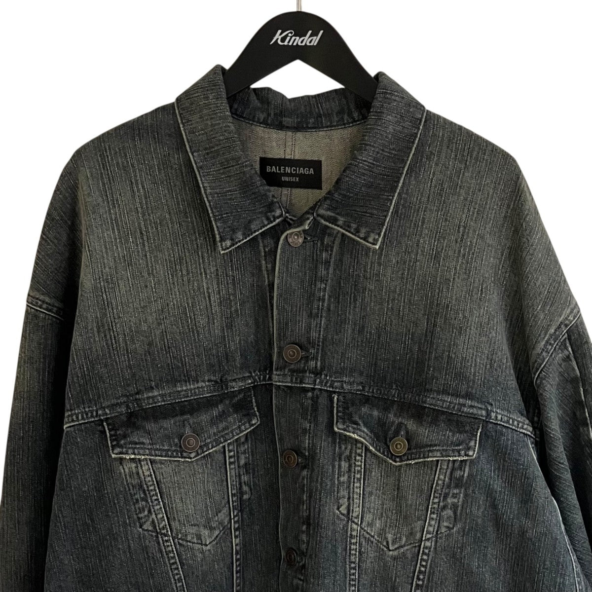 BALENCIAGA デニムジャケット767943 古着・中古-2枚目のアイテム画像