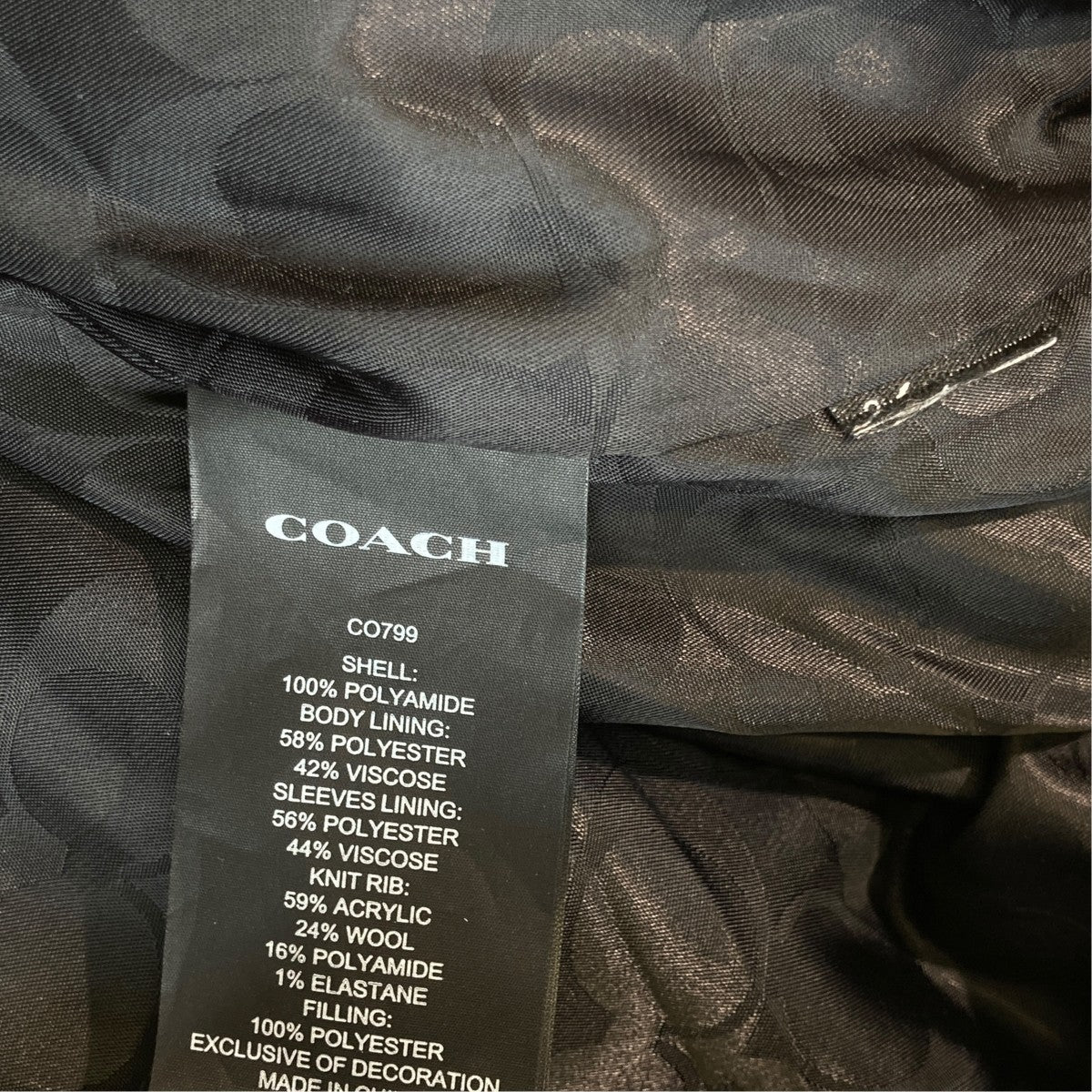 COACH Scout Jacket In Recycled Nylonジャケット888-262-6224 古着・中古-6枚目のアイテム画像