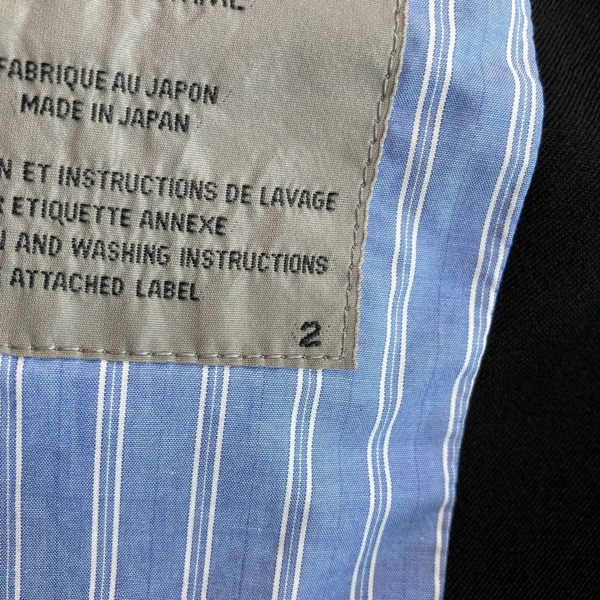 Yohji Yamamoto pour homme LOOK1テーラードジャケットHK-J29-100 古着・中古-8枚目のアイテム画像