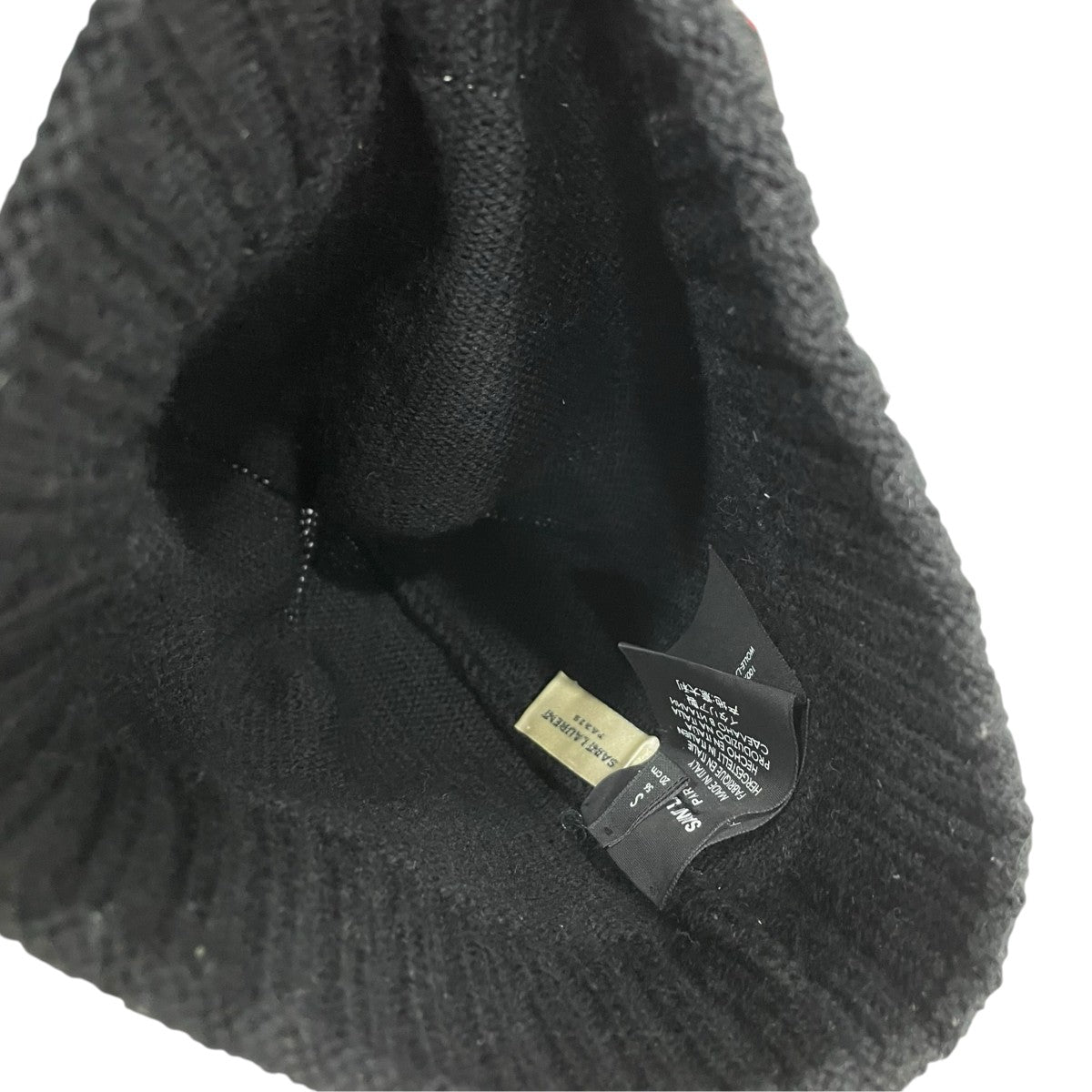 Saint Laurent Paris ニット帽485941 古着・中古-4枚目のアイテム画像