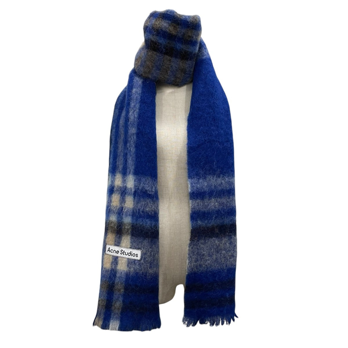 ACNE STUDIOS チェックマフラーFN-UX-SCAR000157 古着・中古-4枚目のアイテム画像