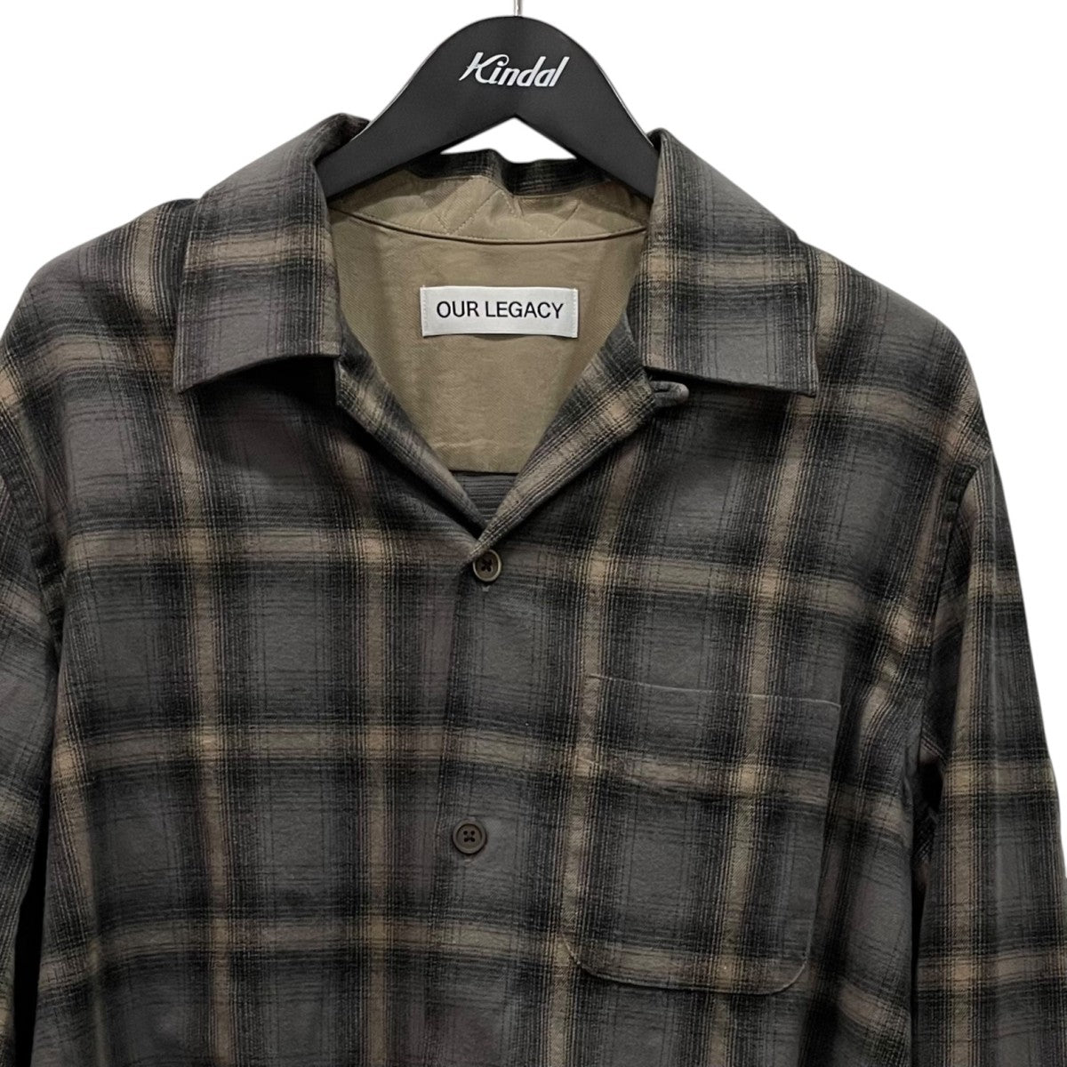 OUR LEGACY チェックシャツM4242HDG 古着・中古-2枚目のアイテム画像