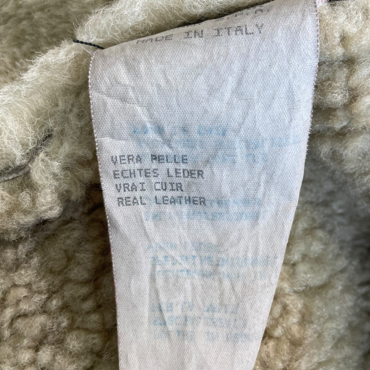 STONE ISLAND 90s massimo ostiムートンジャケット21150045 古着・中古-10枚目のアイテム画像