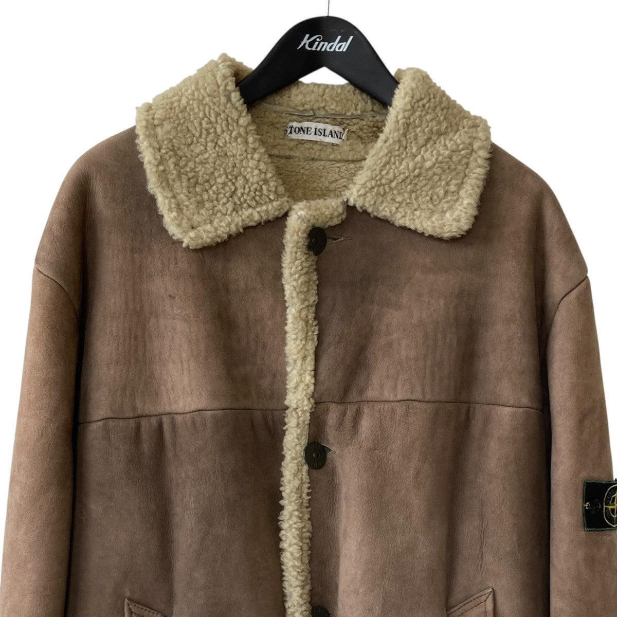 STONE ISLAND 90s massimo ostiムートンジャケット21150045 古着・中古-2枚目のアイテム画像