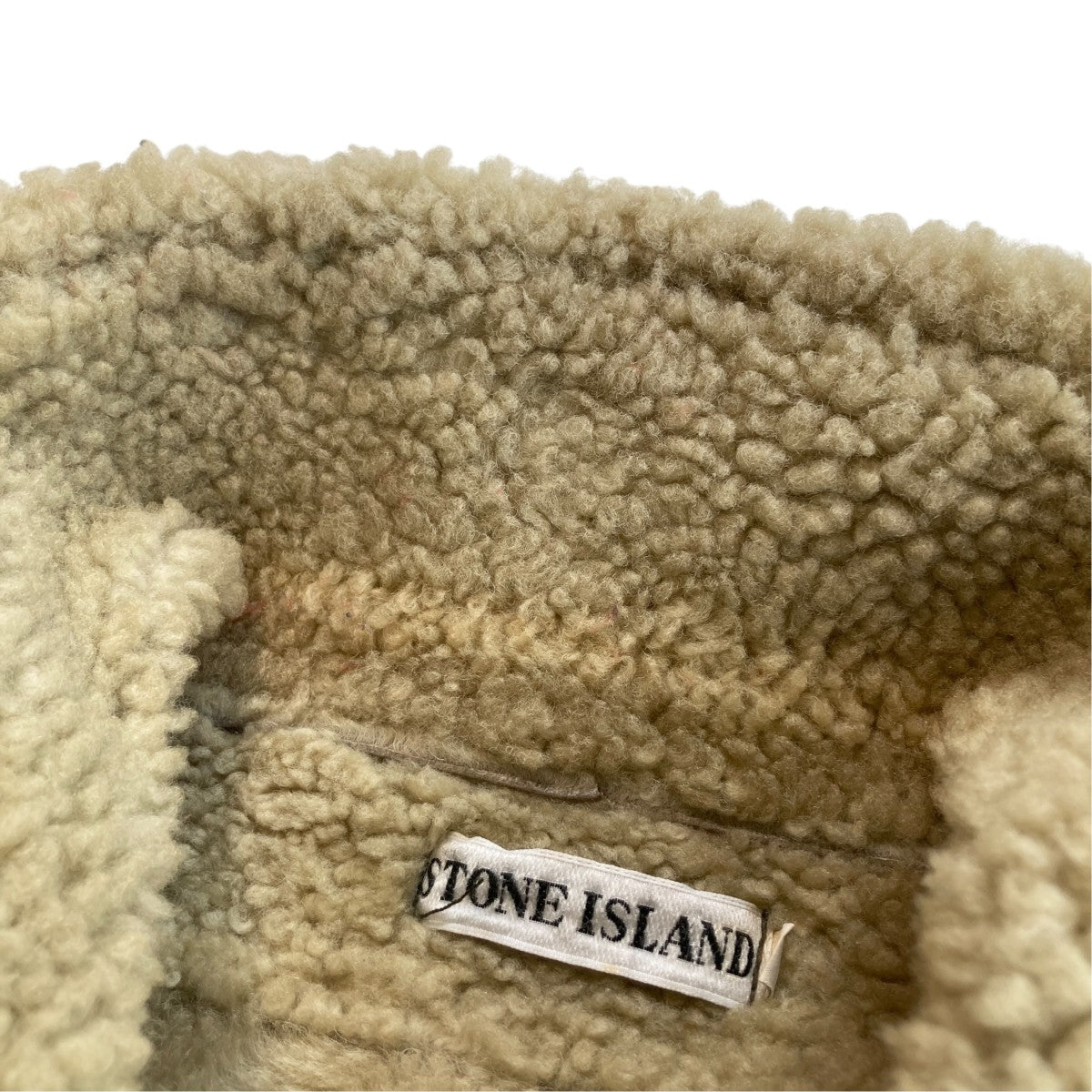STONE ISLAND 90s massimo ostiムートンジャケット21150045 古着・中古-7枚目のアイテム画像