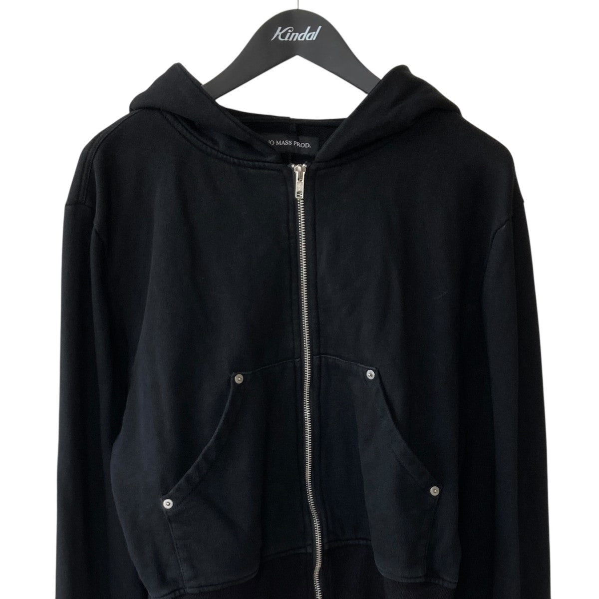 NO MASS PROD NO MASS PROD GLMNST zip up hoodieジップアップパーカー 古着・中古-2枚目のアイテム画像