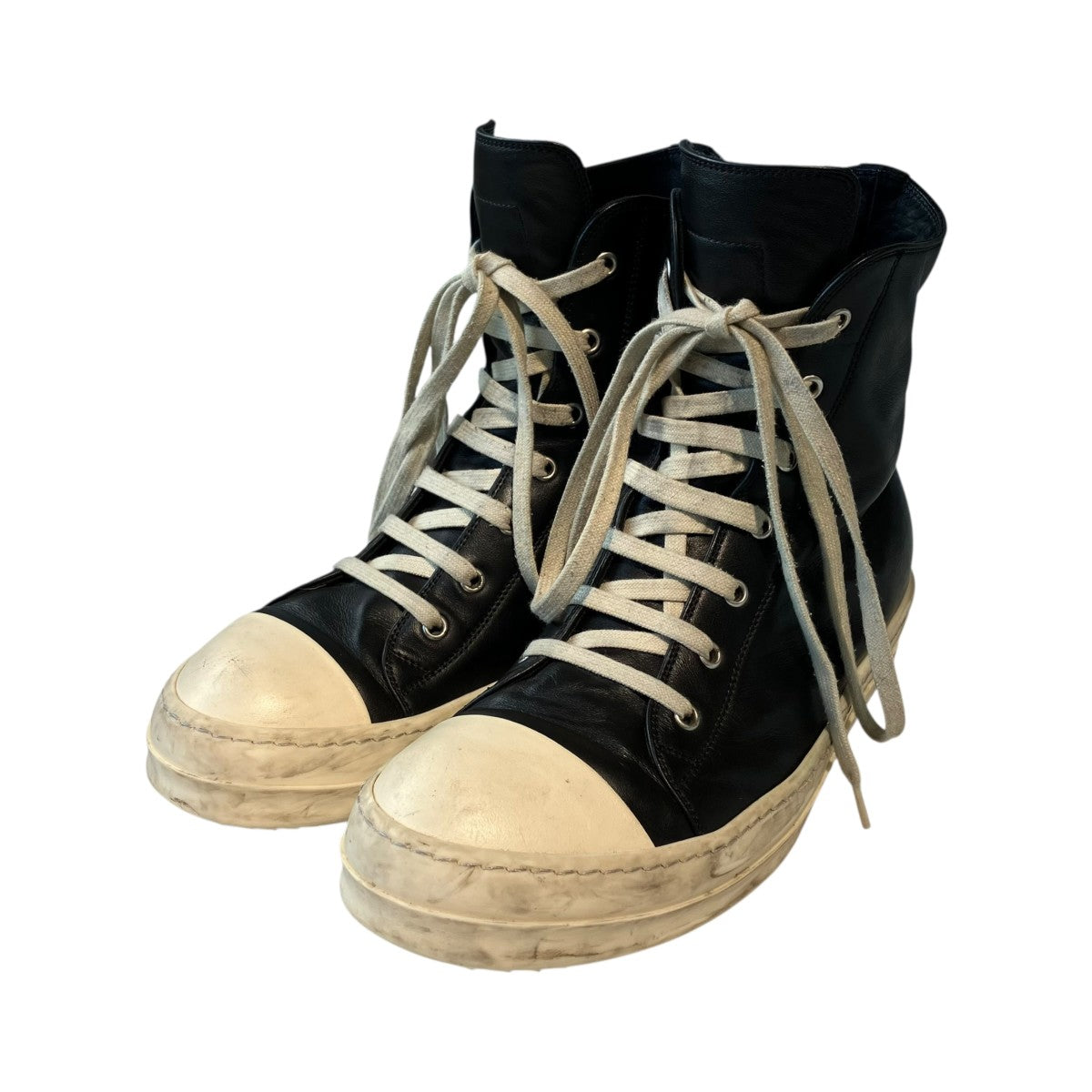RICK OWENS RAMONES SNEAKERSスニーカーRU02E1890 古着・中古-1枚目のアイテム画像