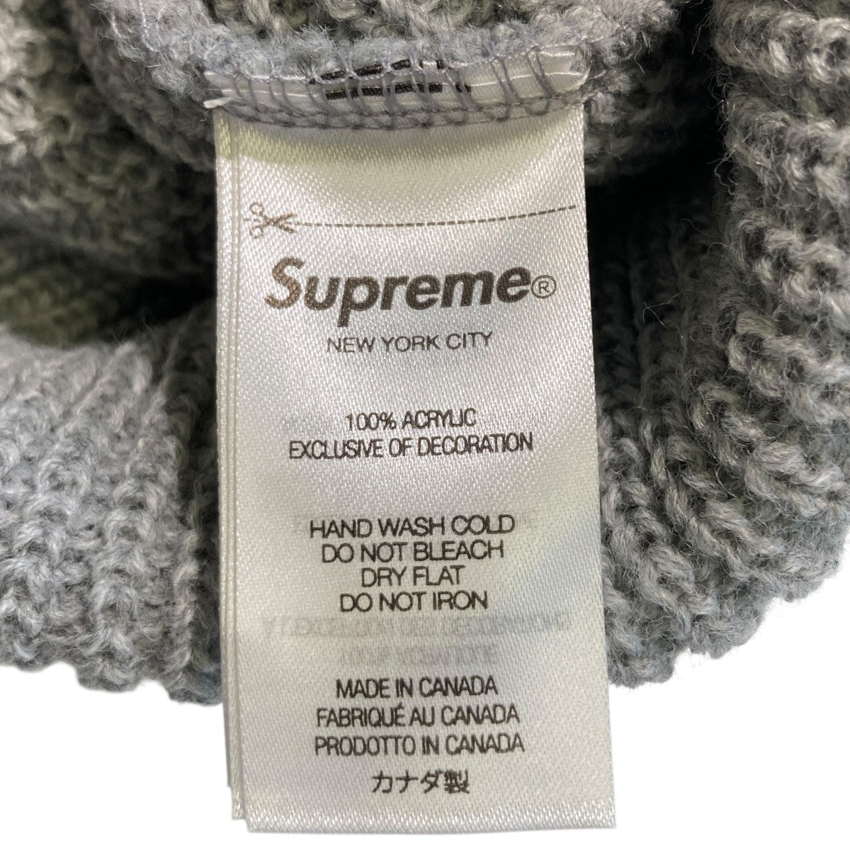Supreme 23AWニット帽 古着・中古-4枚目のアイテム画像