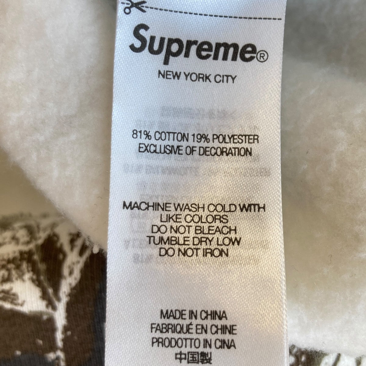 Supreme 24SSsmall box hooded総柄プルオーバーパーカー 古着・中古-5枚目のアイテム画像
