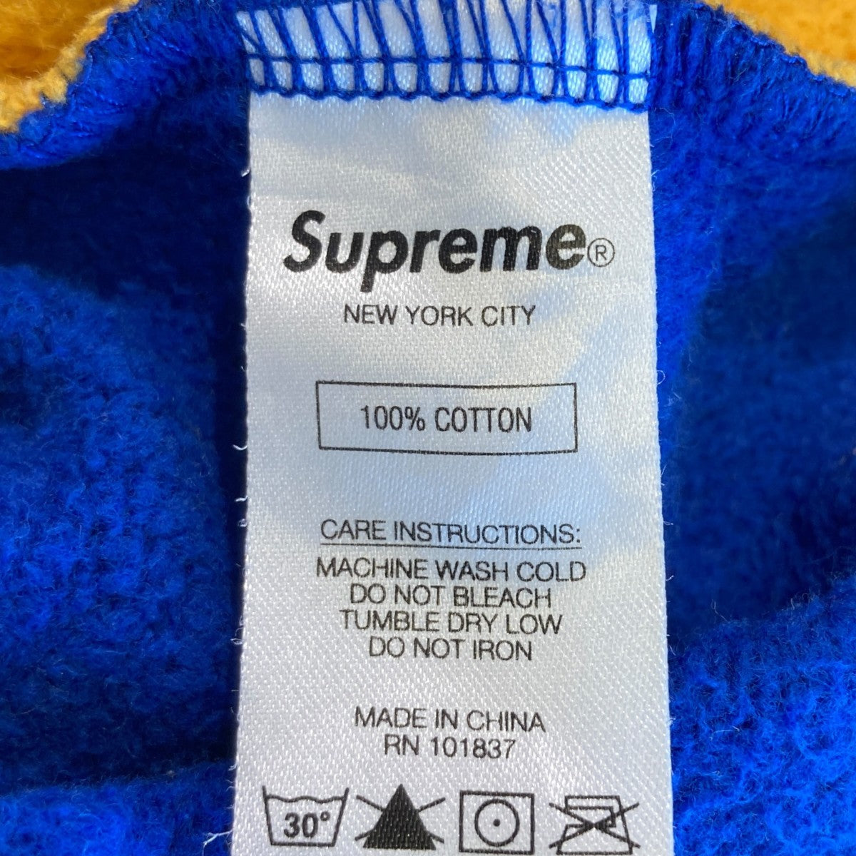 Supreme 20AWBIG S HOODEDプルオーバーパーカー 古着・中古-6枚目のアイテム画像