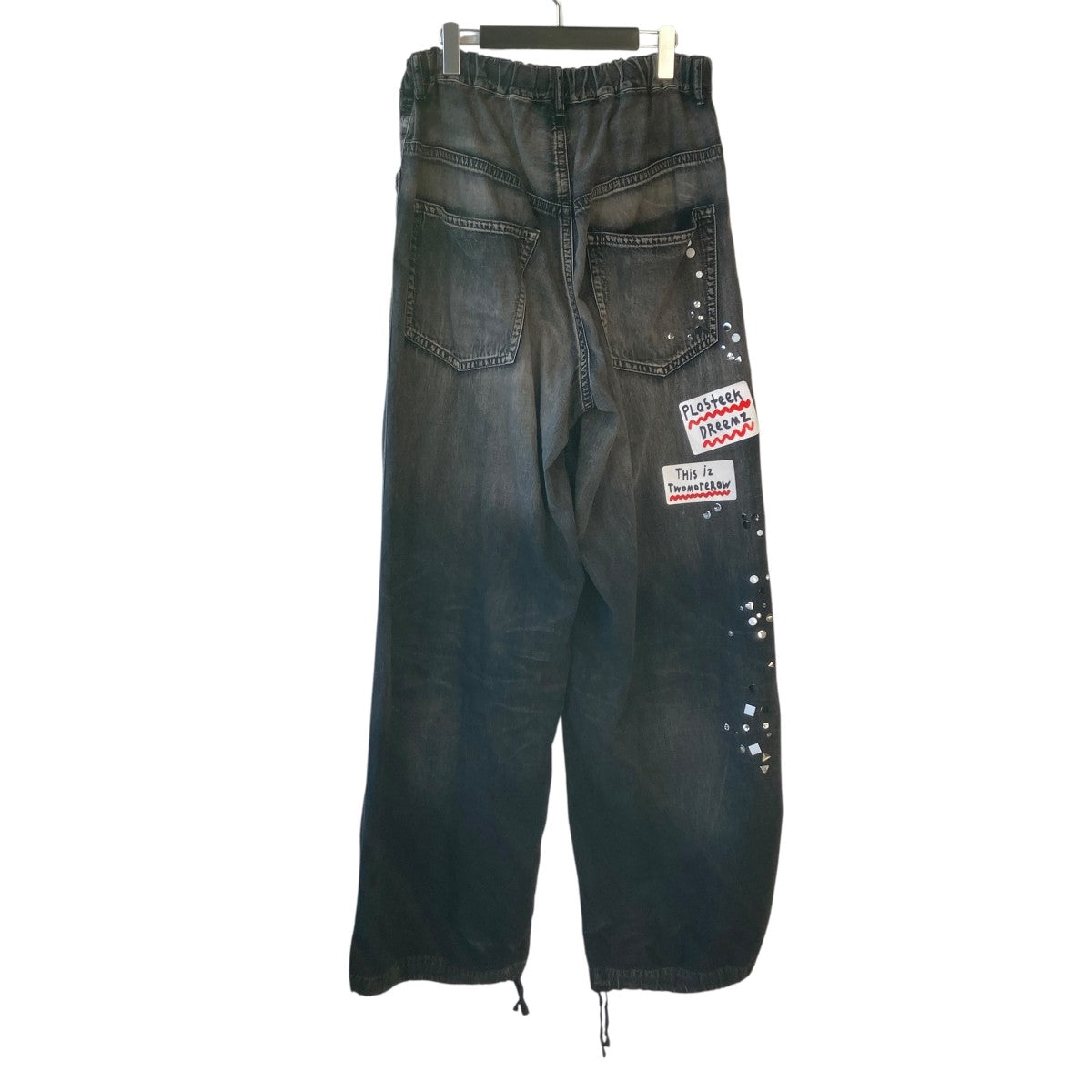 MIHARA YASUHIRO DENIM STICKER PANTSデニム ステッカー パンツb16pt081 古着・中古-2枚目のアイテム画像