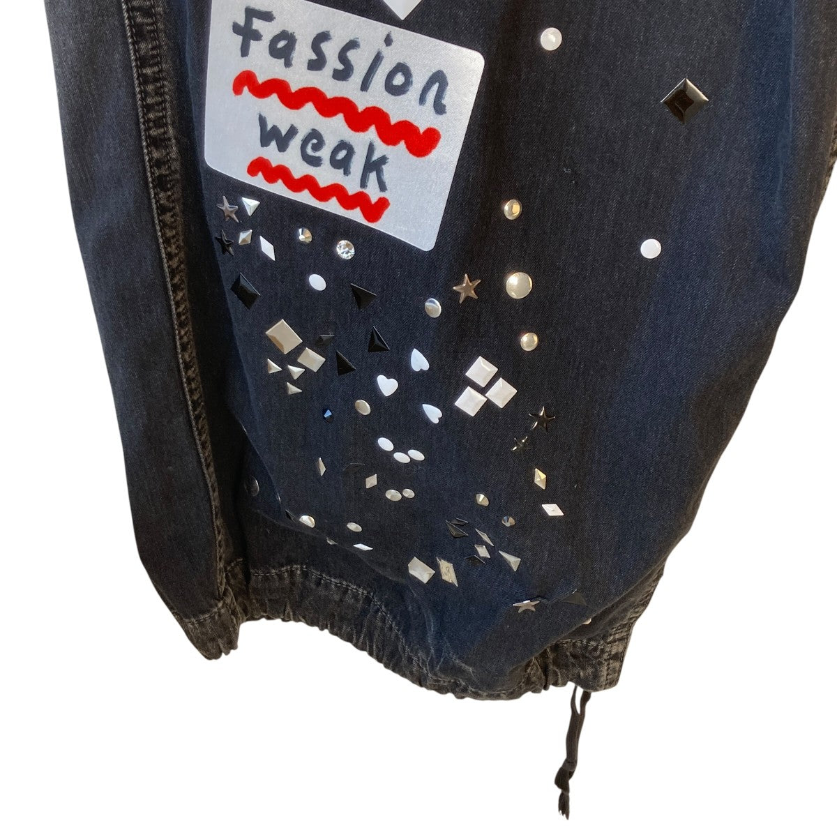 MIHARA YASUHIRO DENIM STICKER PANTSデニム ステッカー パンツb16pt081 古着・中古-4枚目のアイテム画像
