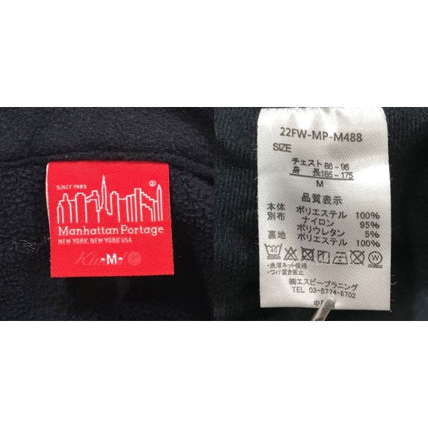 MANHATTAN PORTAGE(マンハッタンポーテージ) ポーラテック ジップアップフリースジャケット Hooded Blouson  22FW-MP-M488 ブラック サイズ M｜【公式】カインドオルオンライン ブランド古着・中古通販【kindal】