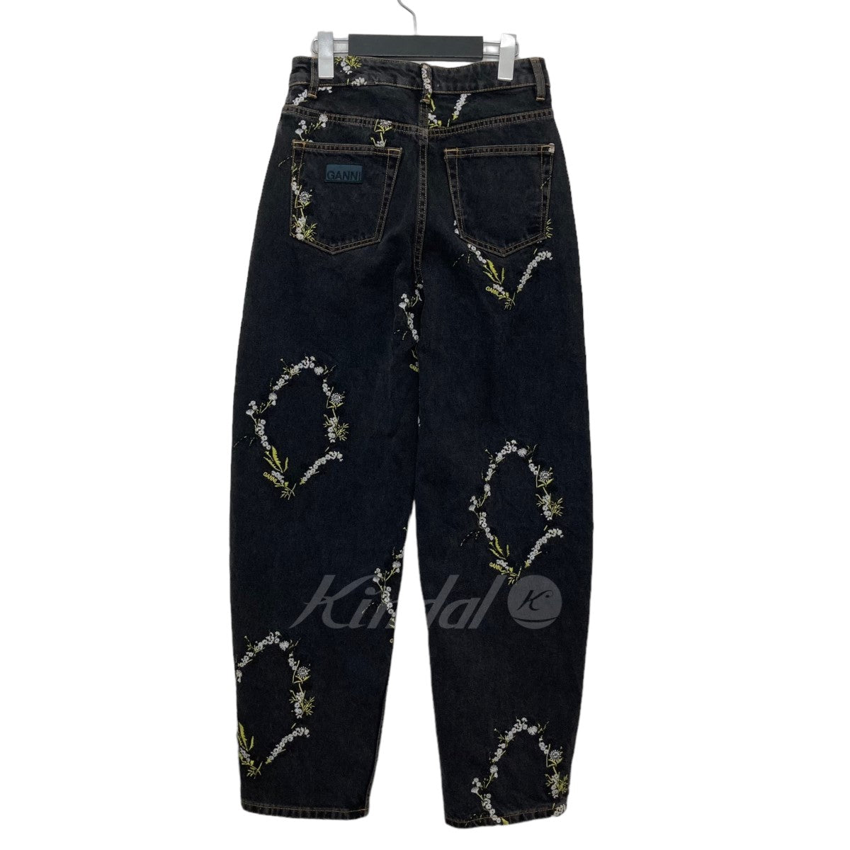 Stary Jeans Embroidery 花柄刺繍デニムパンツ