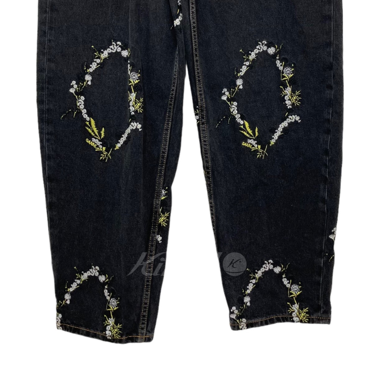 Stary Jeans Embroidery 花柄刺繍デニムパンツ
