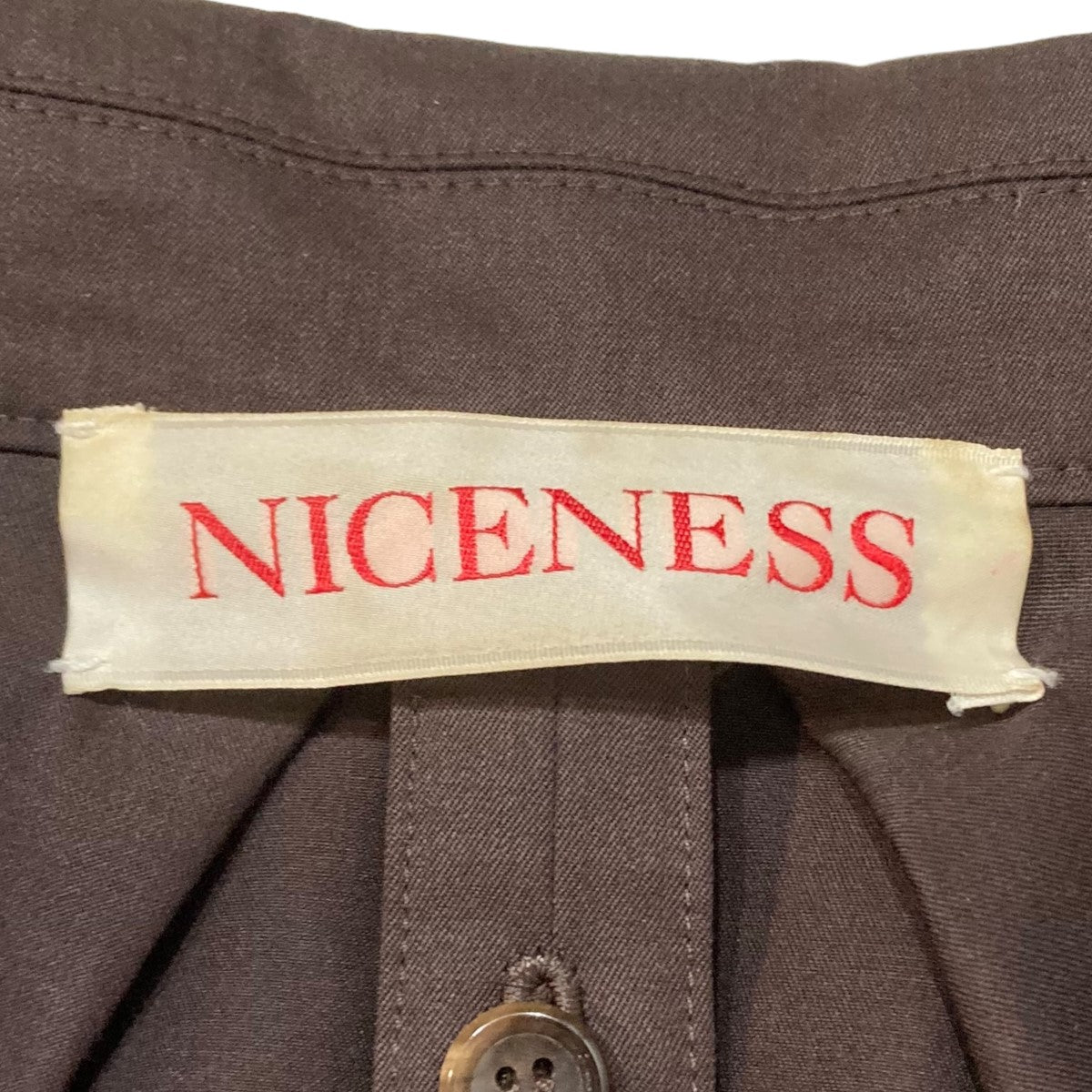 NICENESS(ナイスネス) 22SSGINGERテーラードジャケットNN-O01WS22 NN-O01WS22 ブラウン サイズ  M｜【公式】カインドオルオンライン ブランド古着・中古通販【kindal】