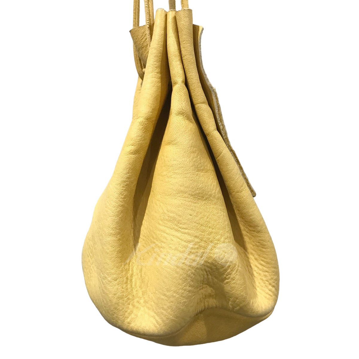 MYTHINKS(マイシンクス) レザー巾着バッグ ELK BUCKET BAG エルクレザー バケットバッグ