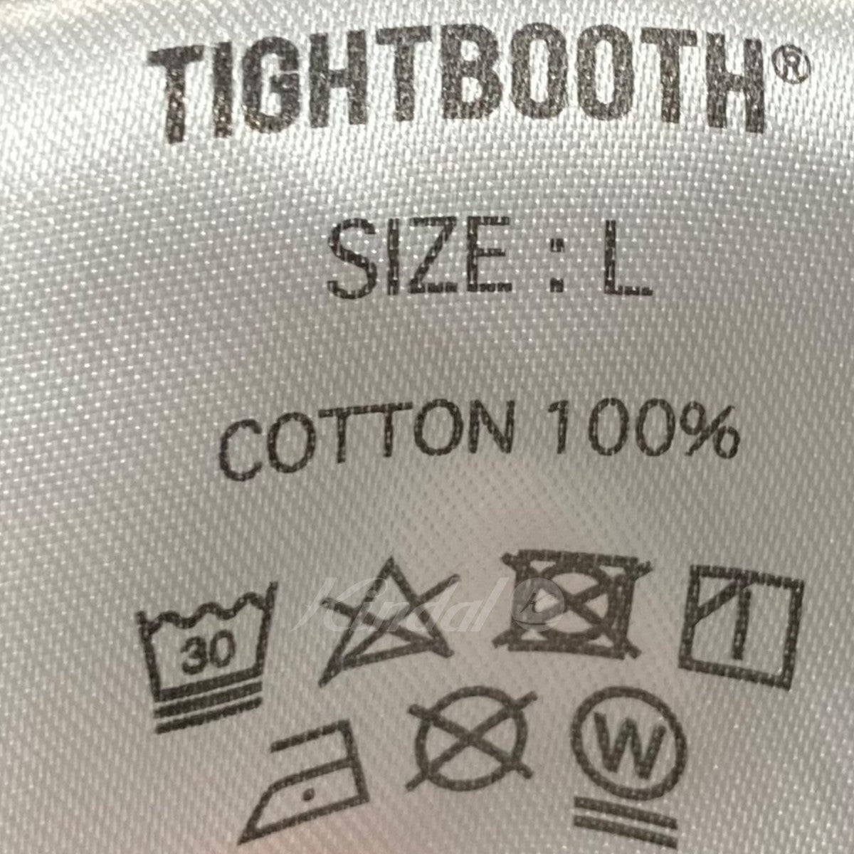 TIGHTBOOTH(タイトブース) DIAMOND ロールアップ オープンカラーシャツ ...