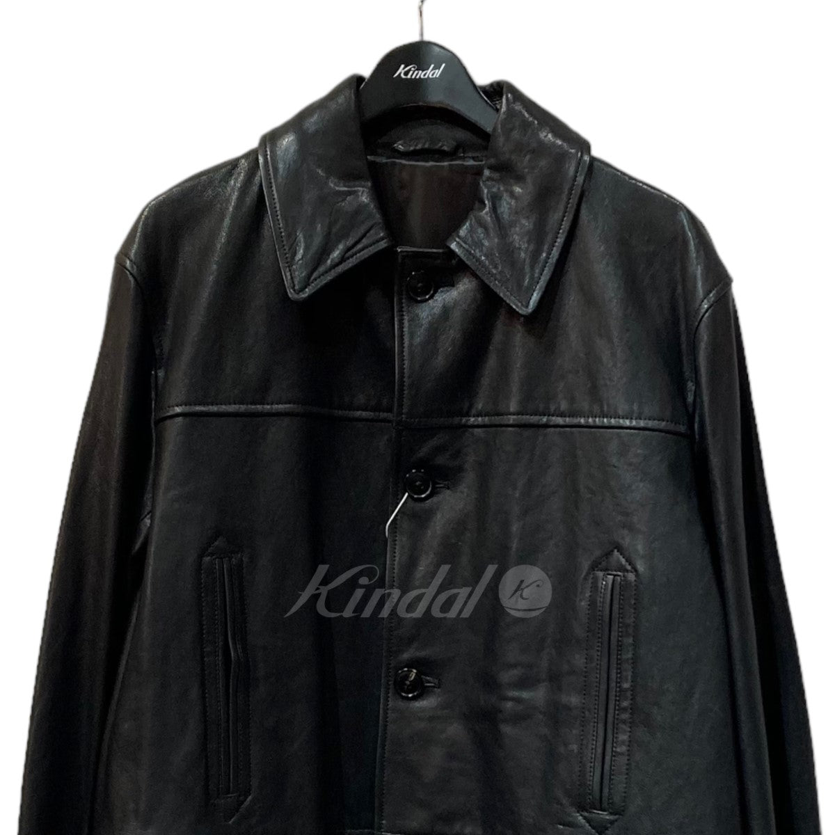 COMOLI(コモリ) LAMB LEATHER COAT ラムレザーコート W03-04009