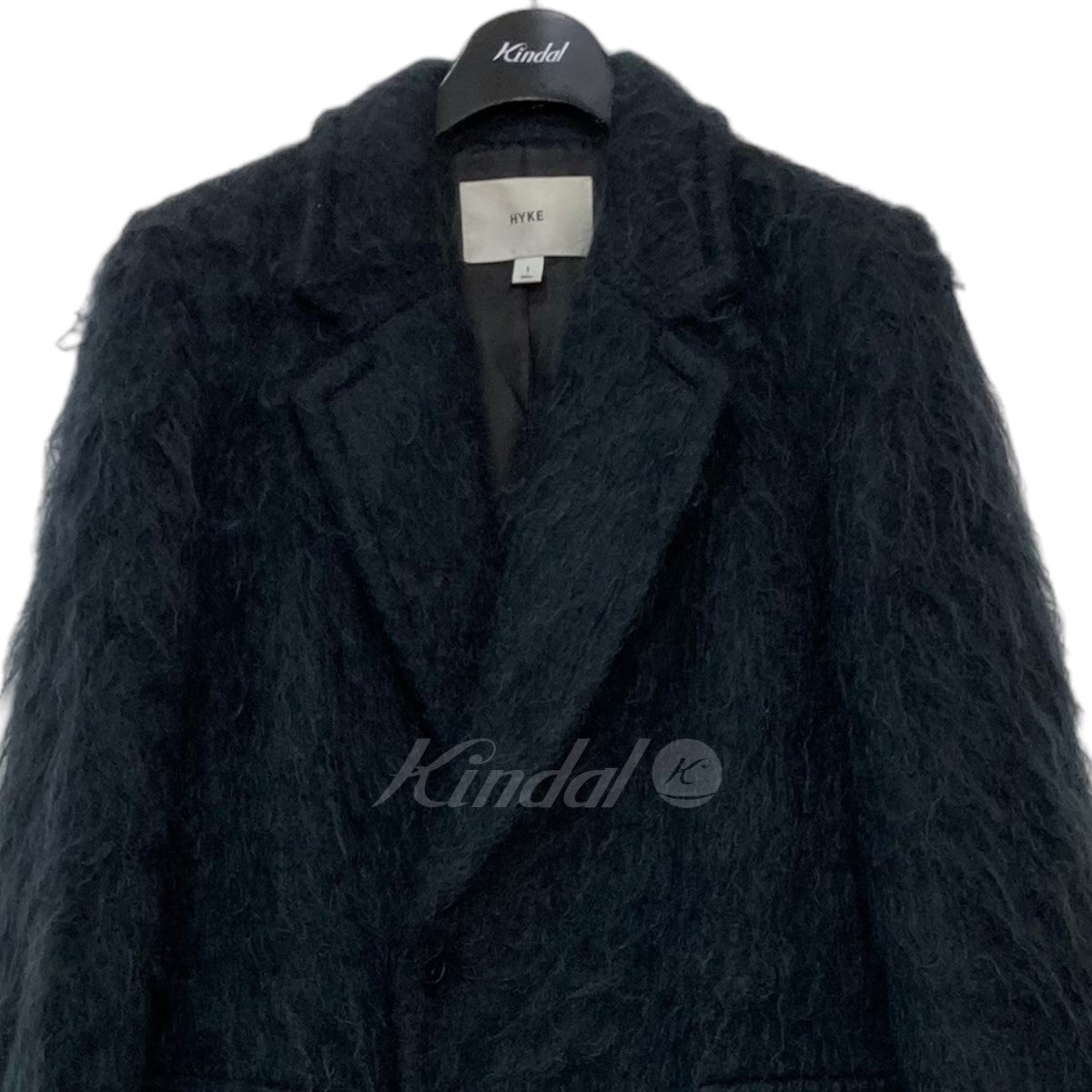 MOHAIR DOUBLE-BREASTED COAT モヘヤチェスターコート 222-17345