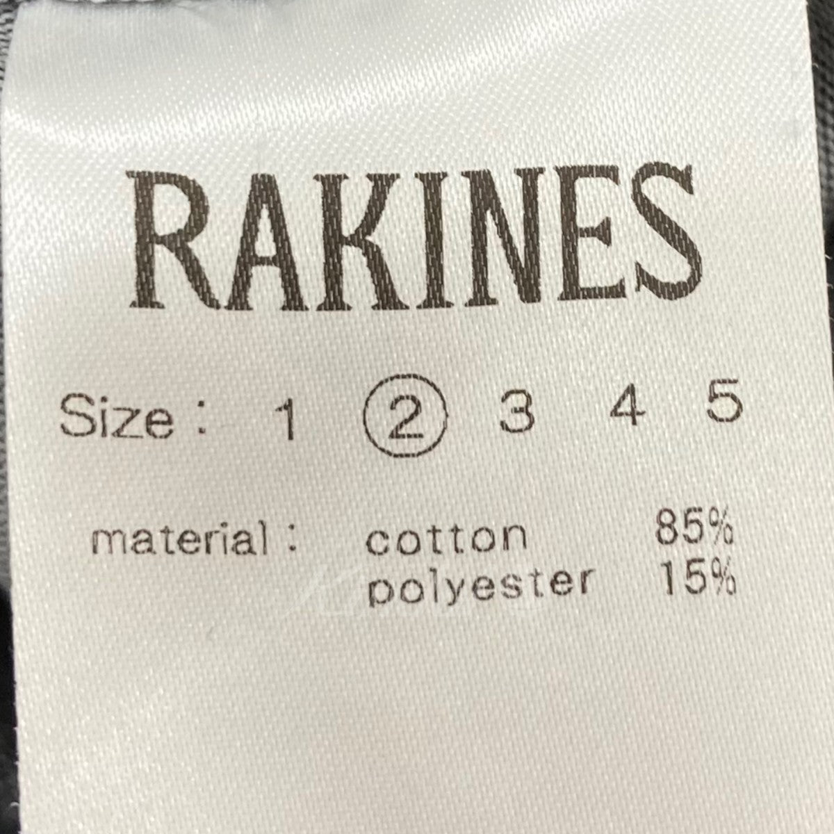RAKINES(ラキネス) MOLESKIN STAND COLLAR SHIRTS シャツ MusterWerk別注
