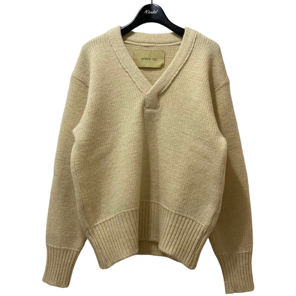 AVIREX 7522(アヴィレックス 7522) COMMAND KNIT Vネックニット