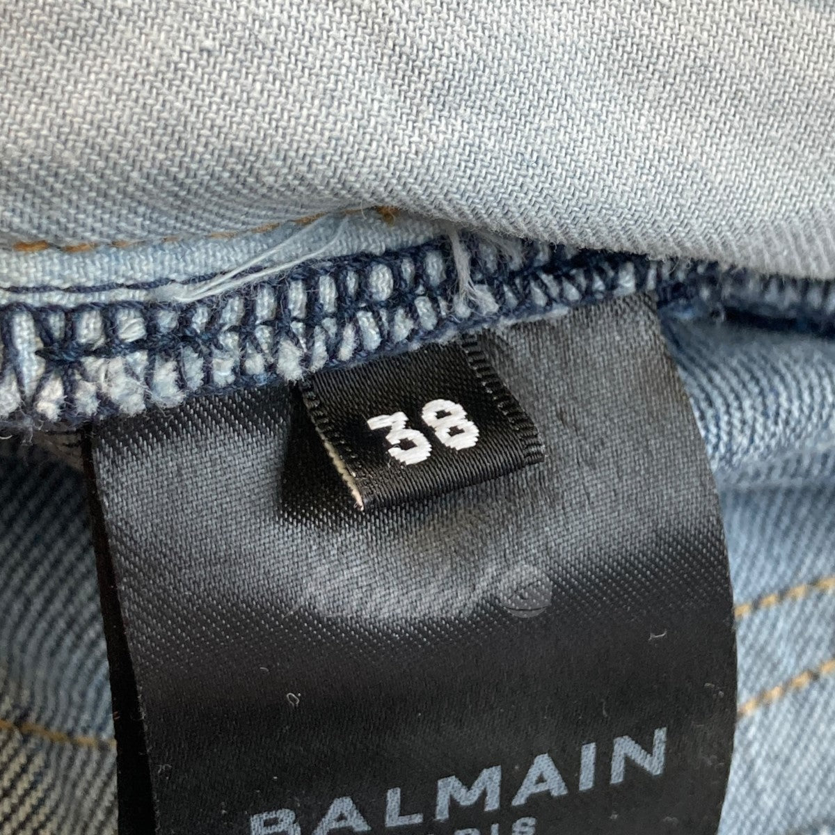 BALMAIN(バルマン) バイカー デニムパンツ 5459Z052 インディゴ サイズ 