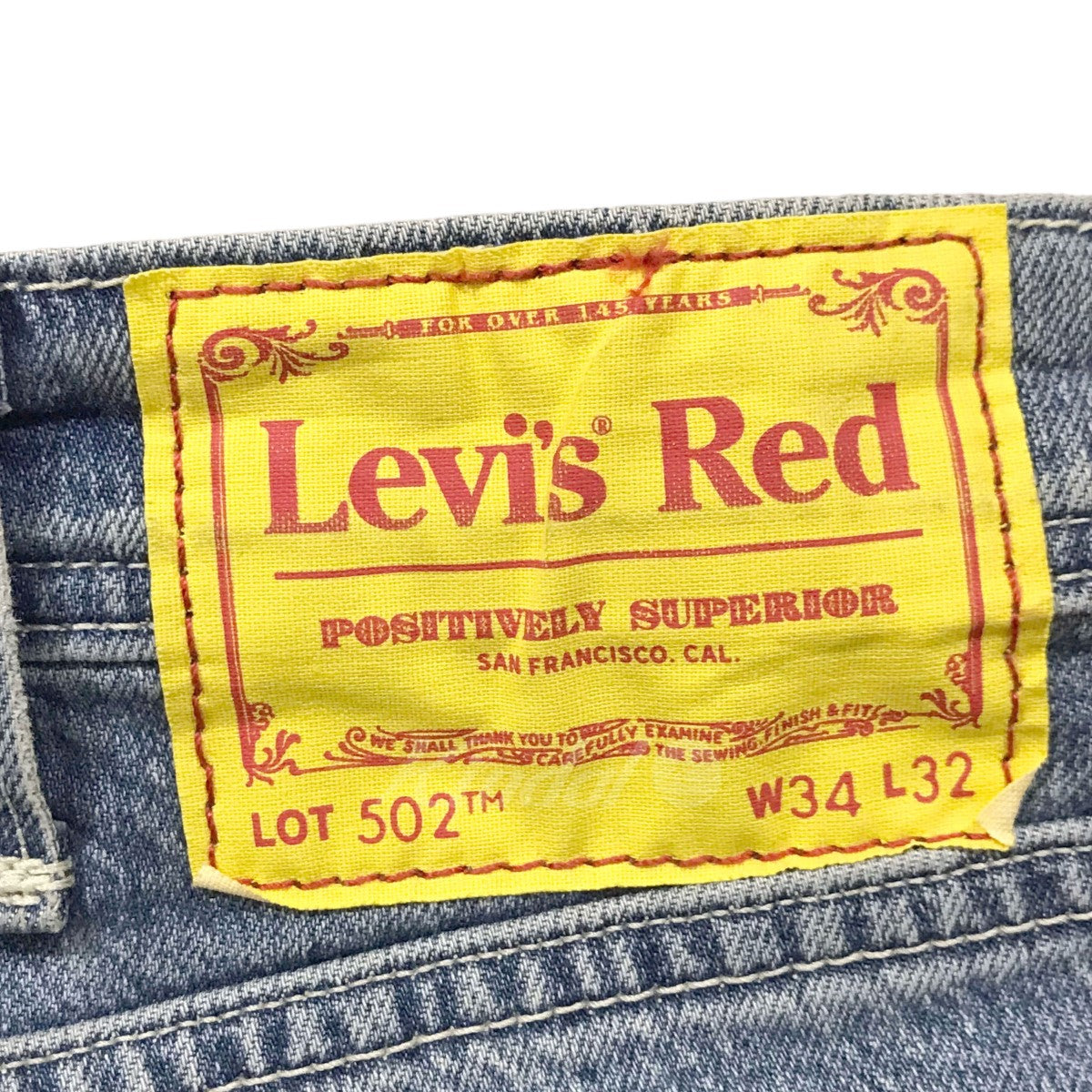 Levis RED(リーバイスレッド) レギュラーテーパードフィットデニムパンツ LR 502 A0133-0003 A0133-0003 インディゴ  サイズ 15｜【公式】カインドオルオンライン ブランド古着・中古通販【kindal】