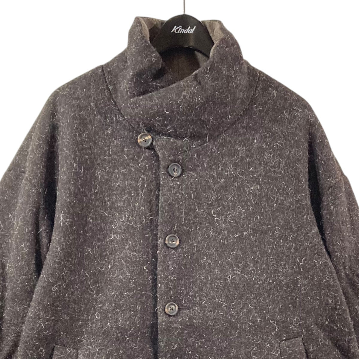 ziggy chen(ジギーチェン) 23AWElongated High Neck Duvet Coat
