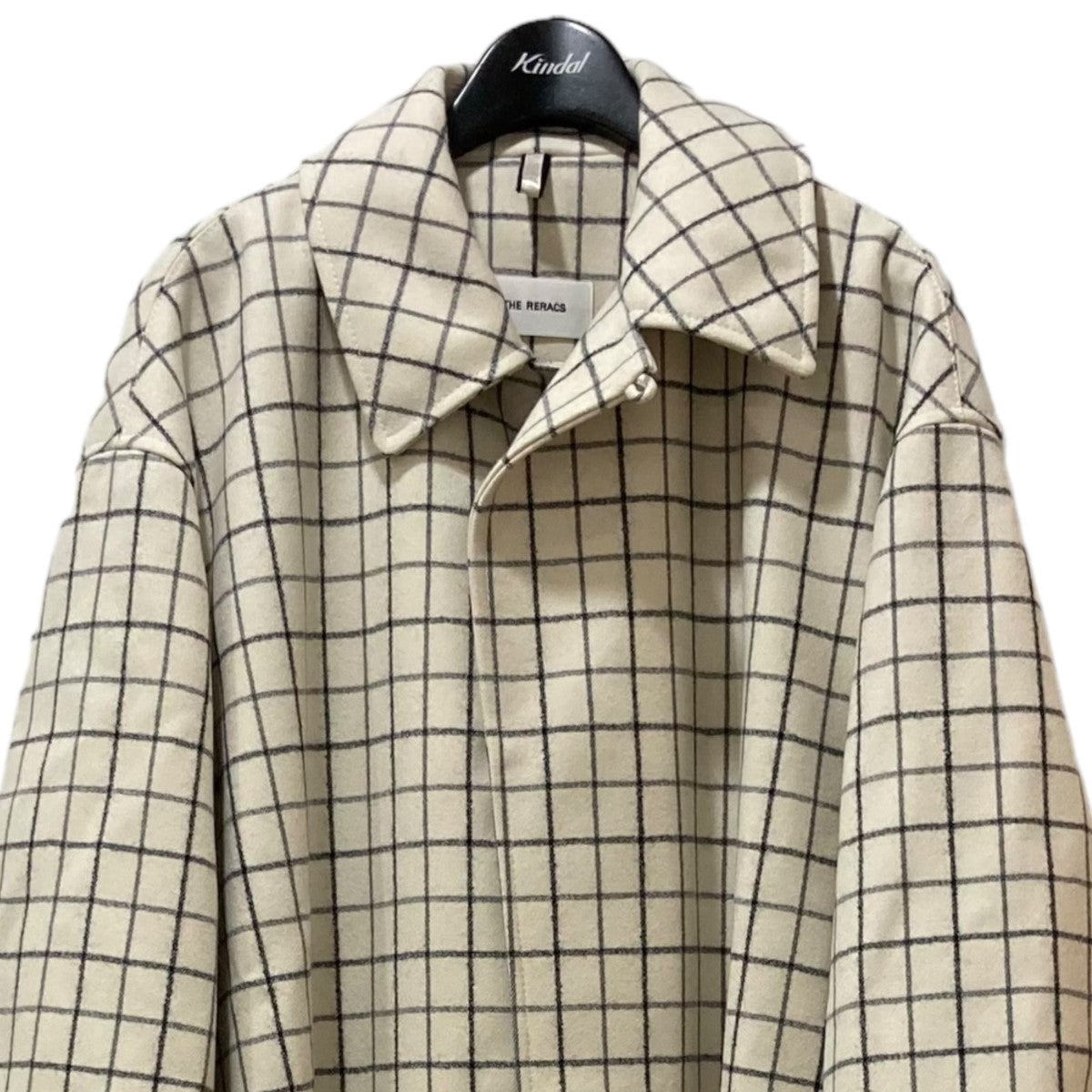 THE RERACS(ザリラクス) LIGHT MELTON BAL COLLAR COAT ステンカラーコート ホワイト サイズ  36｜【公式】カインドオルオンライン ブランド古着・中古通販【kindal】