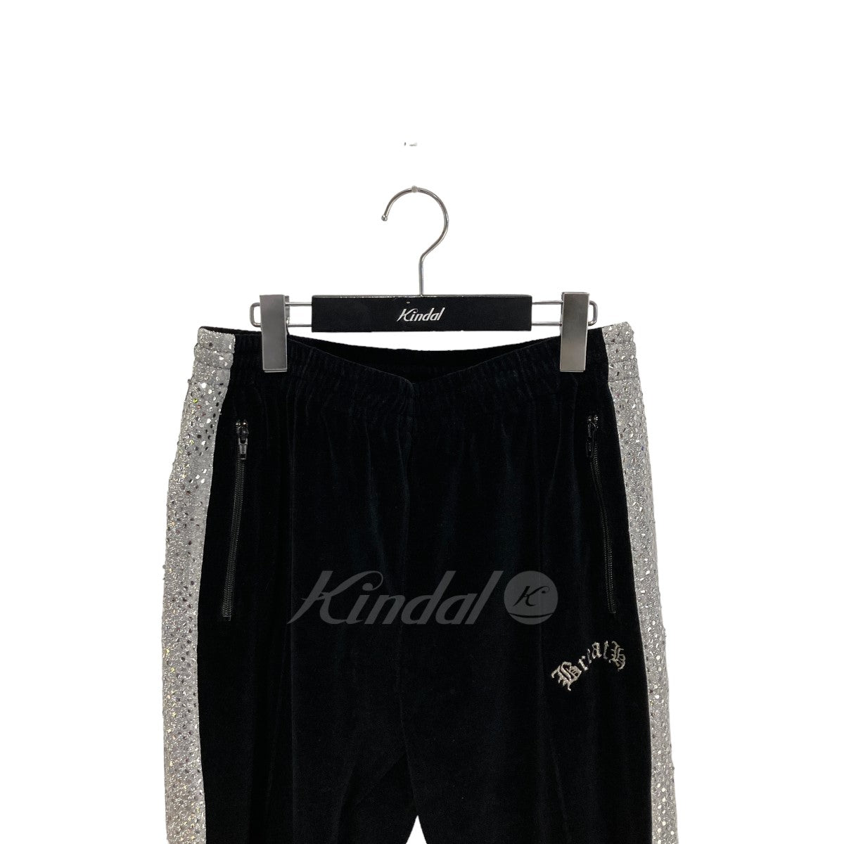 BREATH(ブレス) SPANGLE VELOUR PANTS サイドライン スパンコール ベロア パンツ