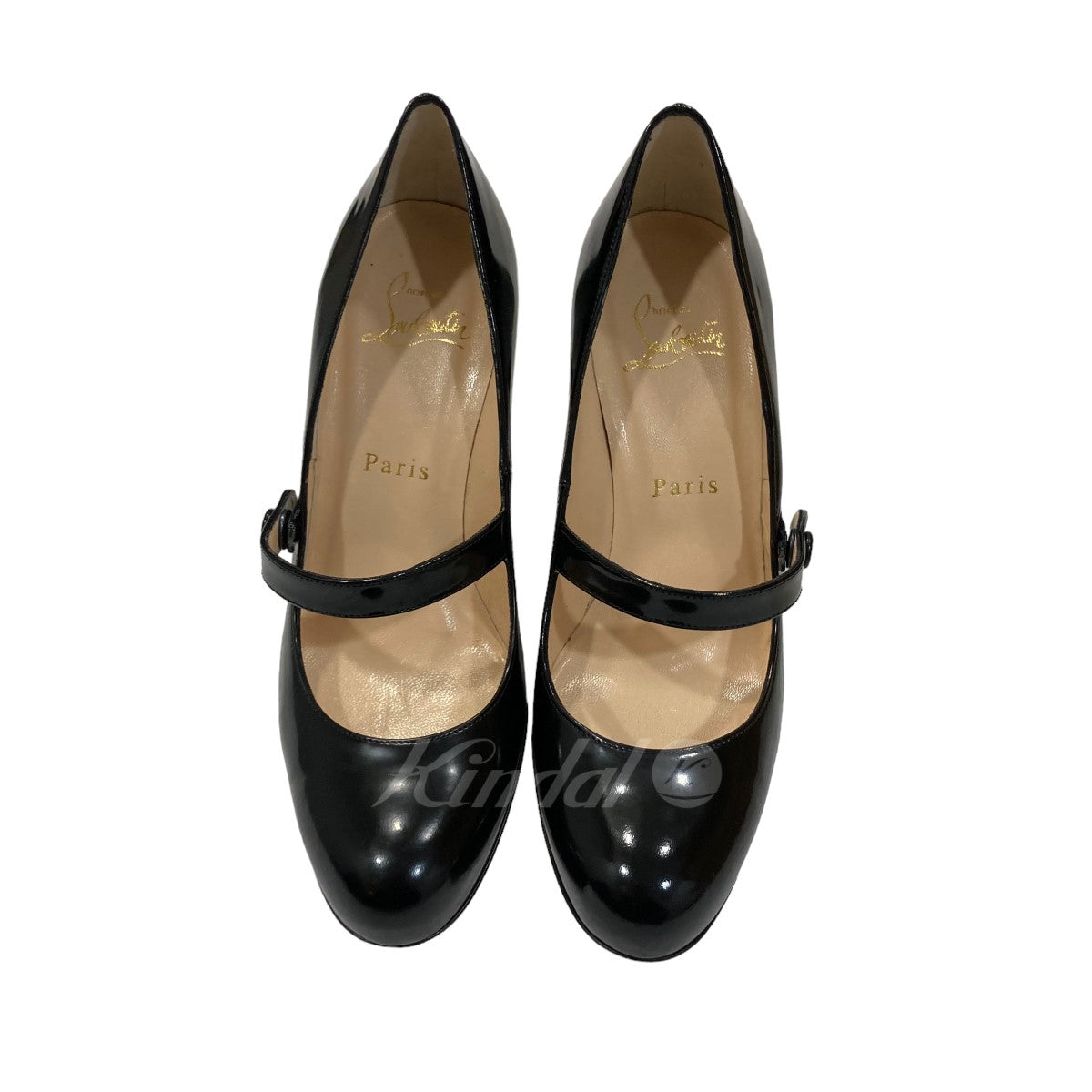 CHRISTIAN LOUBOUTIN(クリスチャンルブタン) WALLIS 85 PATENT CALF ストラップパンプス 3080366  3080366 ブラック サイズ 13｜【公式】カインドオルオンライン ブランド古着・中古通販【kindal】