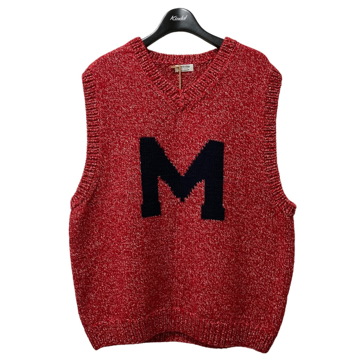 MusterWerk別注 Ex M HAND KNIT 浅V-VEST MTMU3303-0101B