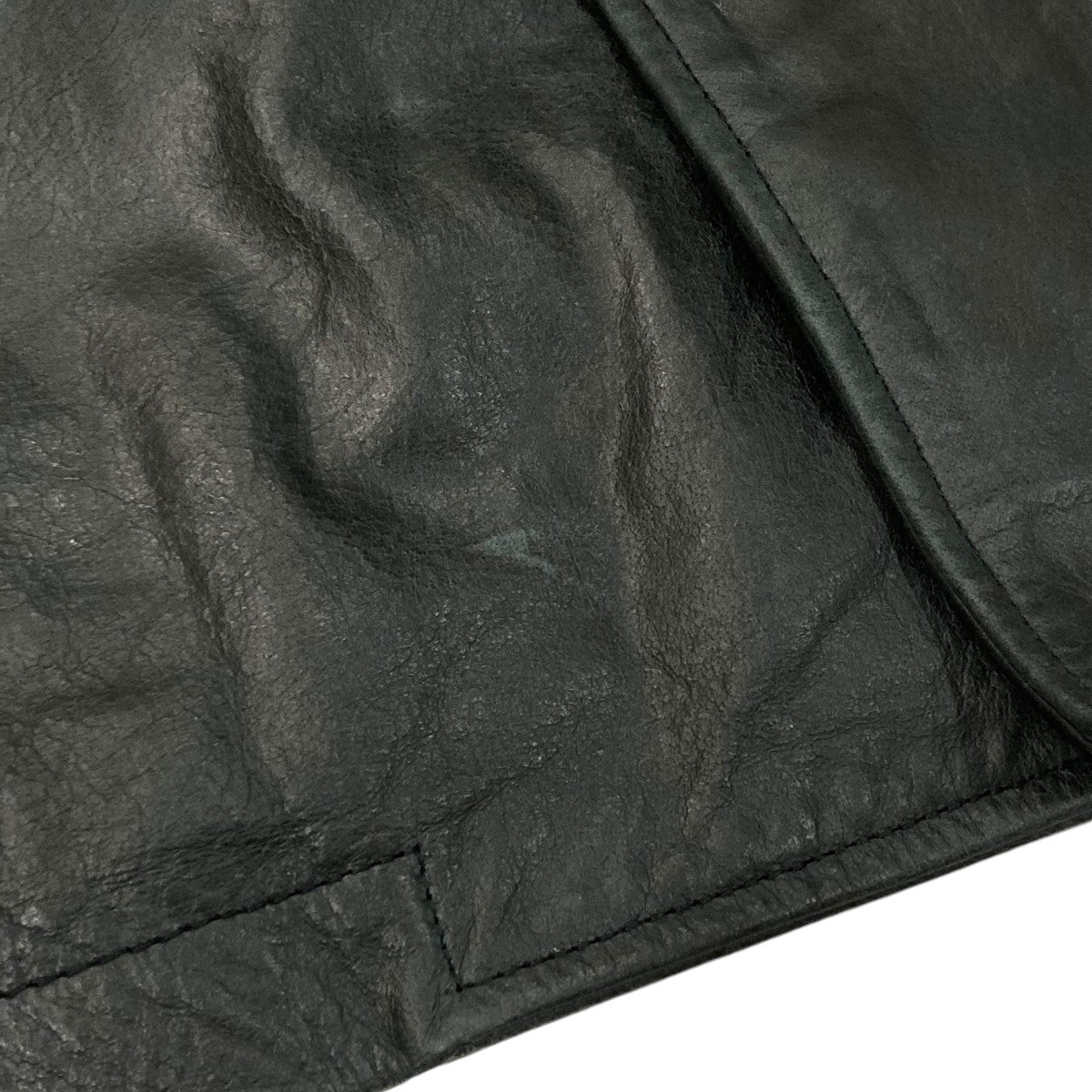 MAISON SPECIAL(メゾンスペシャル) Buffalo Crack Leather Dress