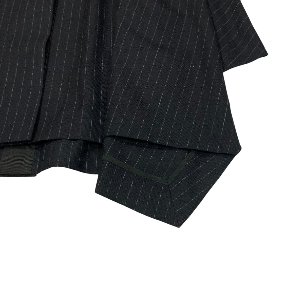 Wool Knit x Chalk Stripe Dress ニットドッキングストライプドレス 22-06327